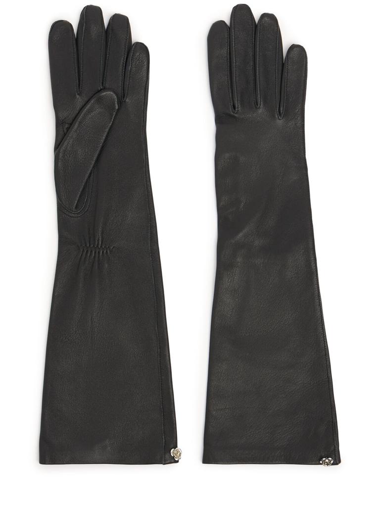 Magda Butrym Leather Long Gloves