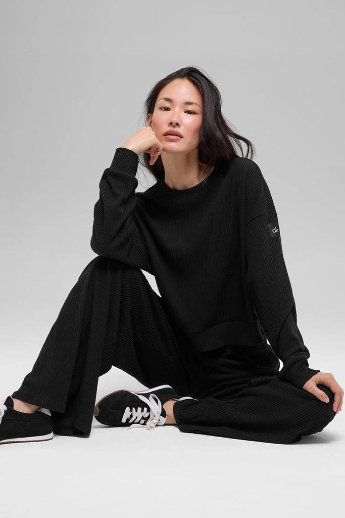 Alo Muse Crew Neck Pullover - Navy 4