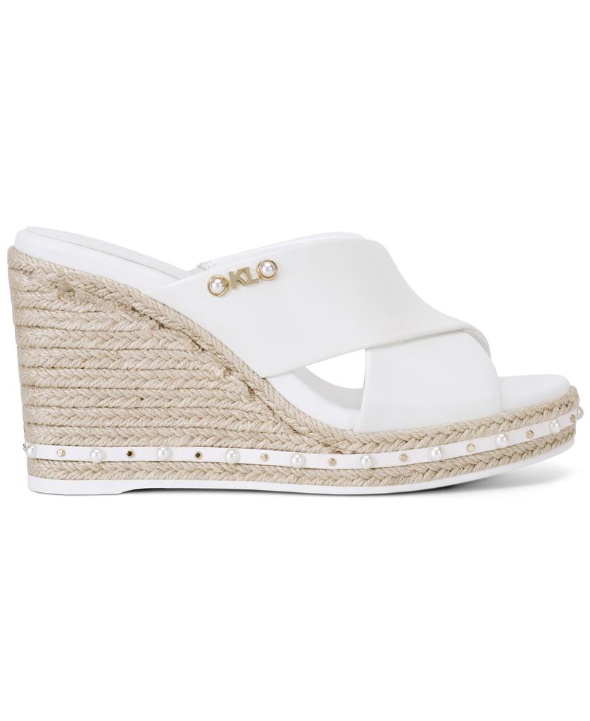 Karl Lagerfeld Paris CELLYN ANKLE STRAP WEDGE