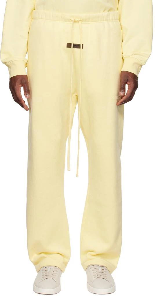 Fear of God ESSENTIALS Yellow Relaxed Lounge Pants 1