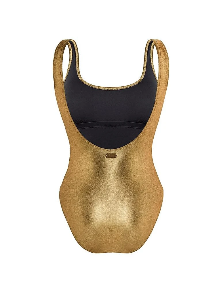 Vilebrequin Metallic Jersey Scoopback One-Piece Swimsuit 2