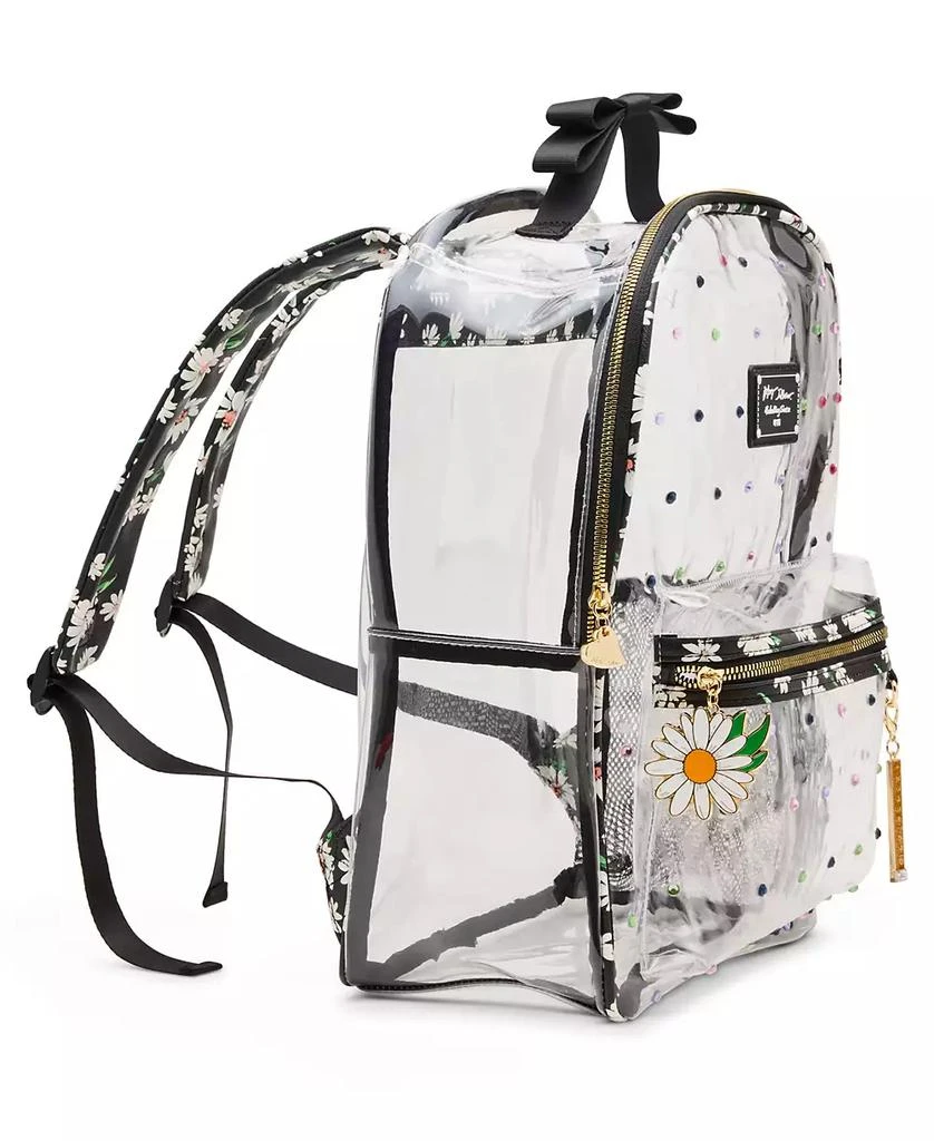 Betsey Johnson Wild Child Clear Large Backpack with Pouch 6