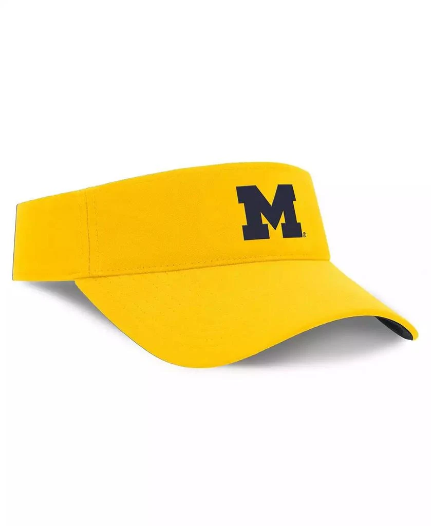 Jordan Men's Maize Michigan Wolverines Ace Performance Adjustable Visor Hat 3