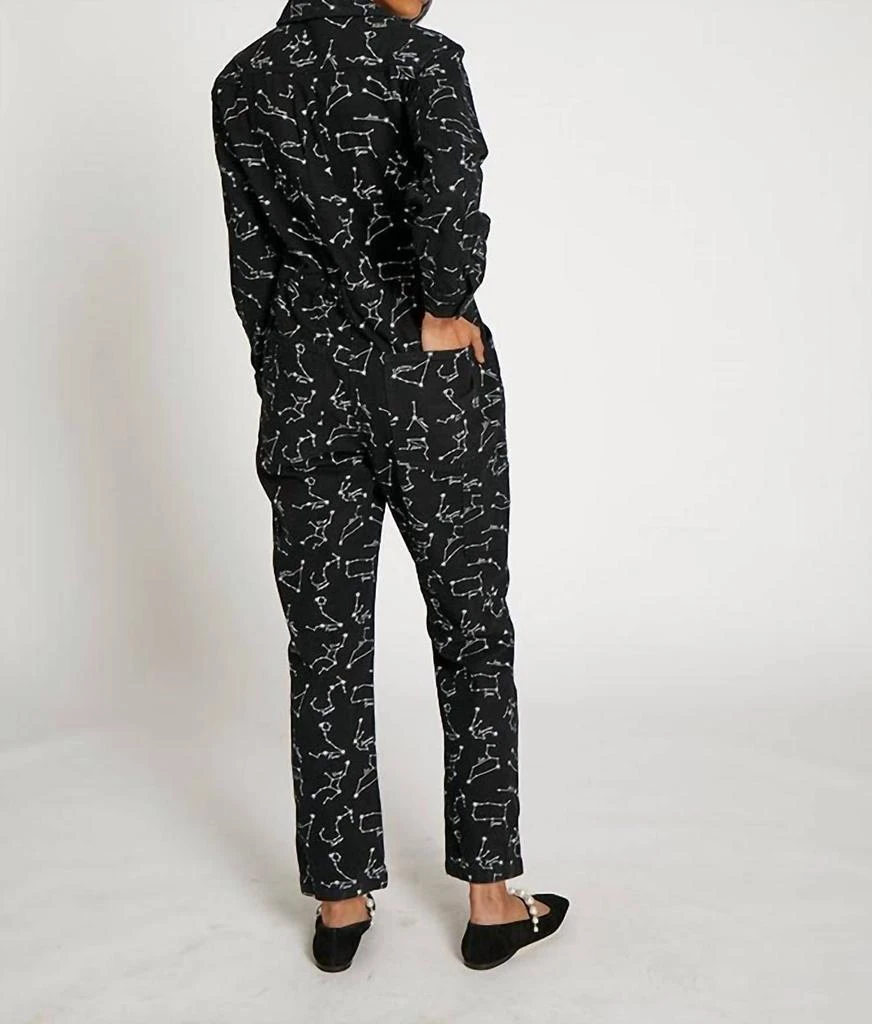 Rachel Antonoff Ziggy Jumpsuit In Navy/white 3