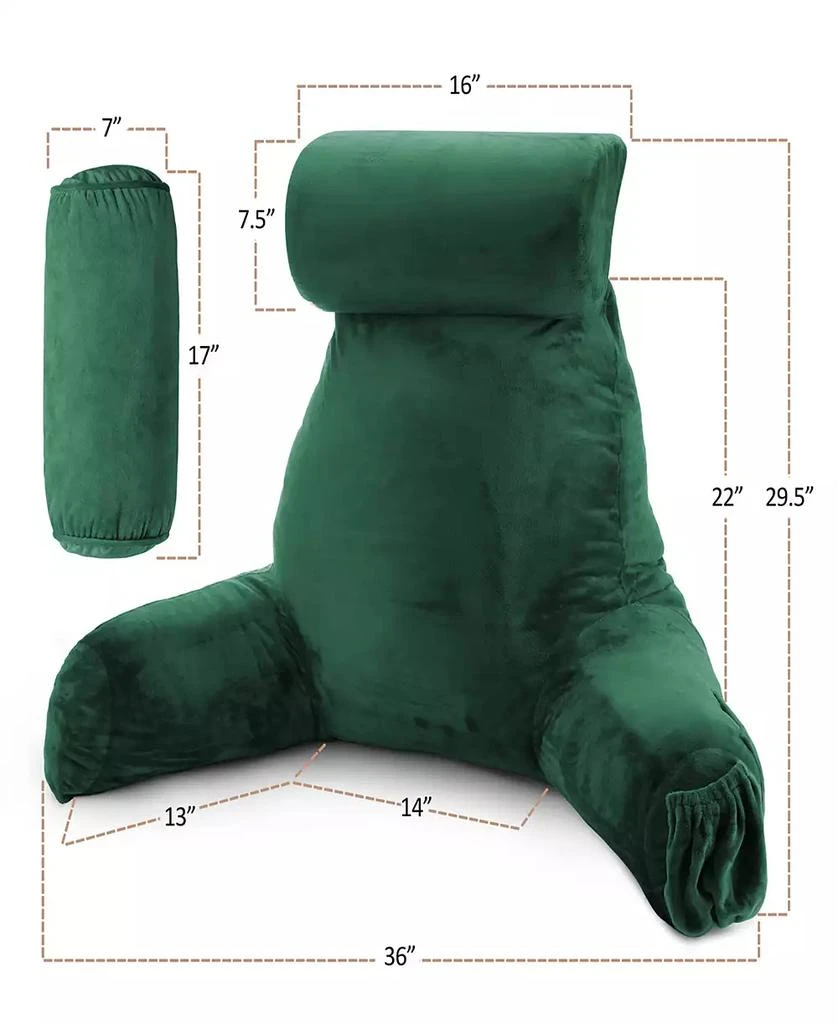 Nestl Shredded Memory Foam Reading Backrest Pillow 5