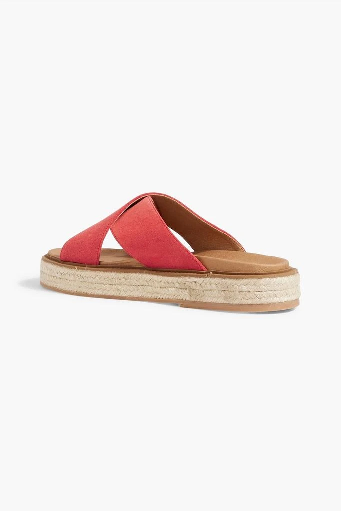 IRIS & INK Helena suede espadrille sandals 3