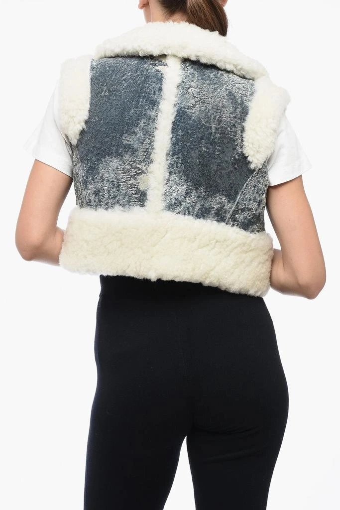 Dolce & Gabbana Dolce & Gabbana Shearling Cropped Fit Vest 2