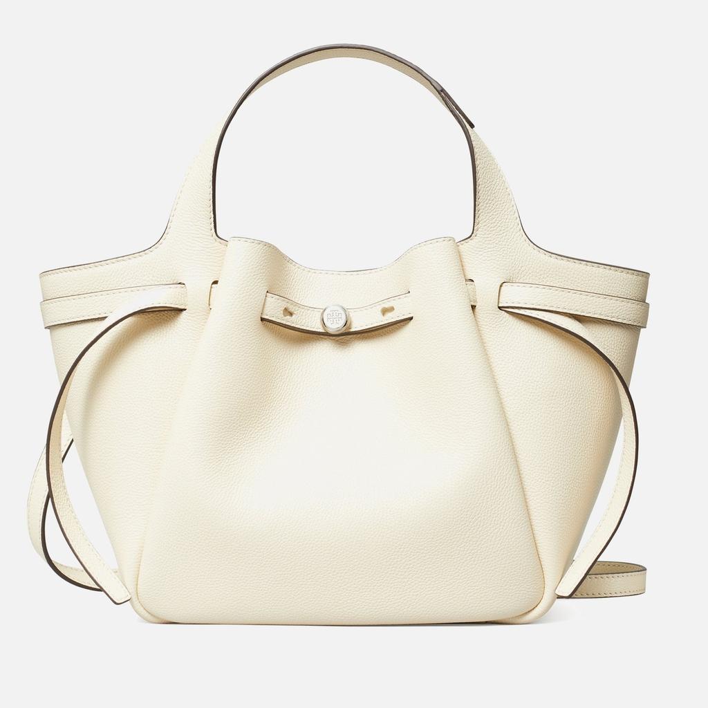 Tory Burch Tory Burch Romy Pebble-Grain Leather Satchel