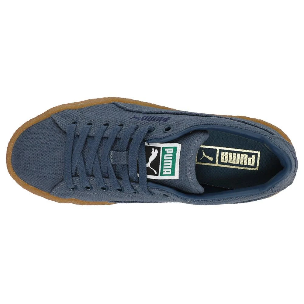 Puma Suede Crepe Canvas Lace Up Sneakers 4
