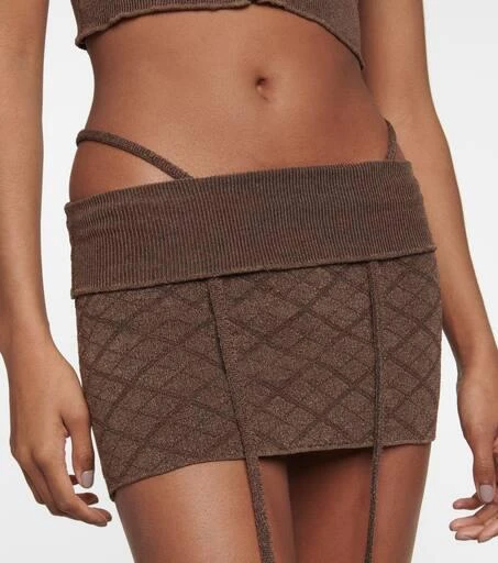 KNWLS Cali knit miniskirt 4
