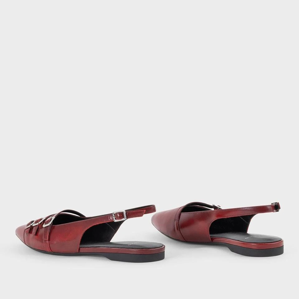 Vagabond VAGABOND WOMEN'S HERMINE BUCKLE LEATHER POINTED FLATS 3