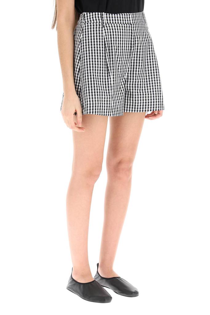 SIMONE ROCHA gingham cotton shorts