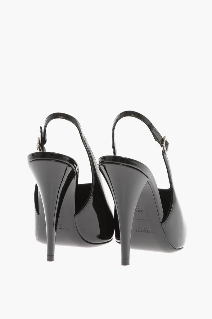Yves Saint Laurent Patent Leather Slingbacks With Cone Heel 12Cm 2