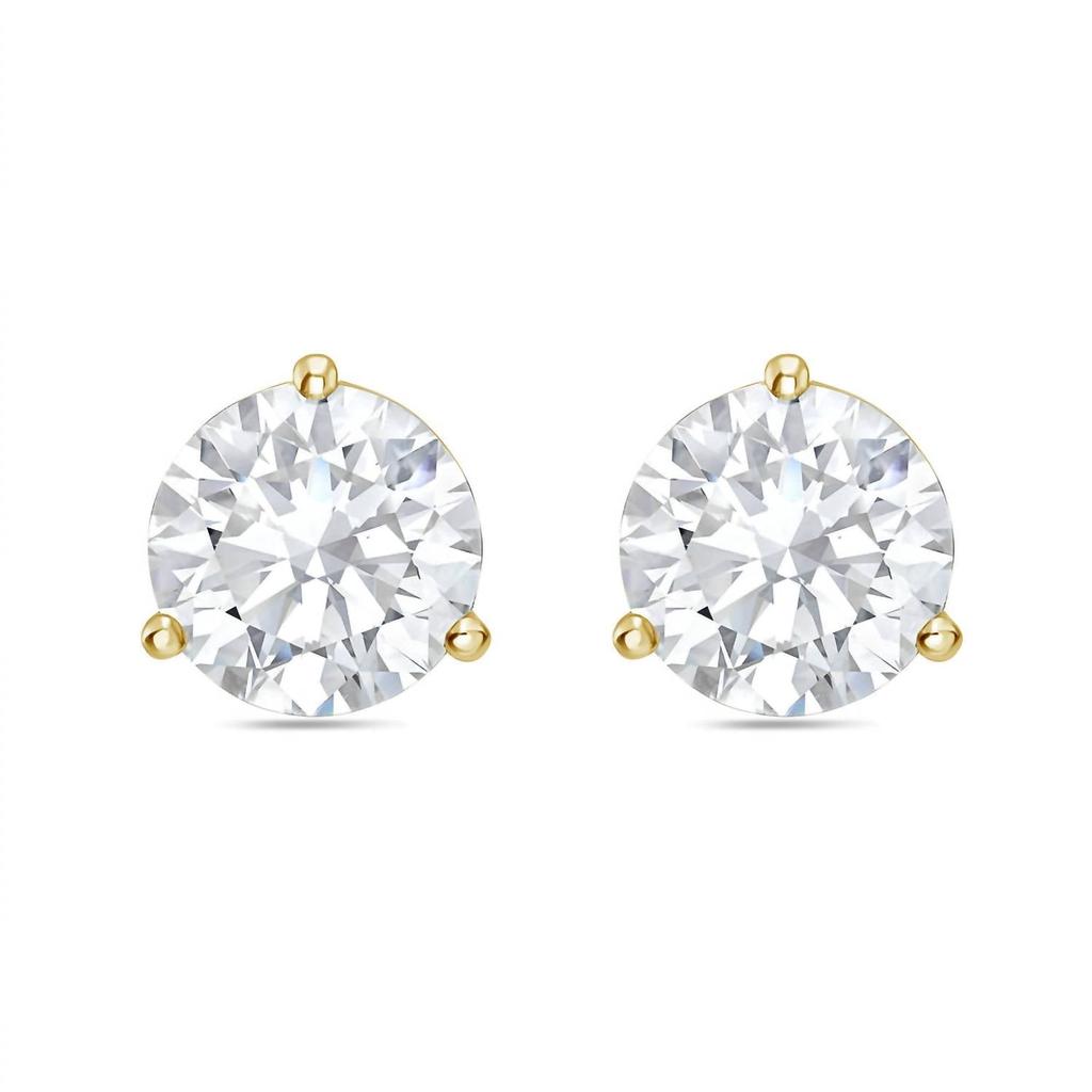 Diana M Jewels Diana M Jewels - 5.00 Cts Round Lab Grown Stud Earrings