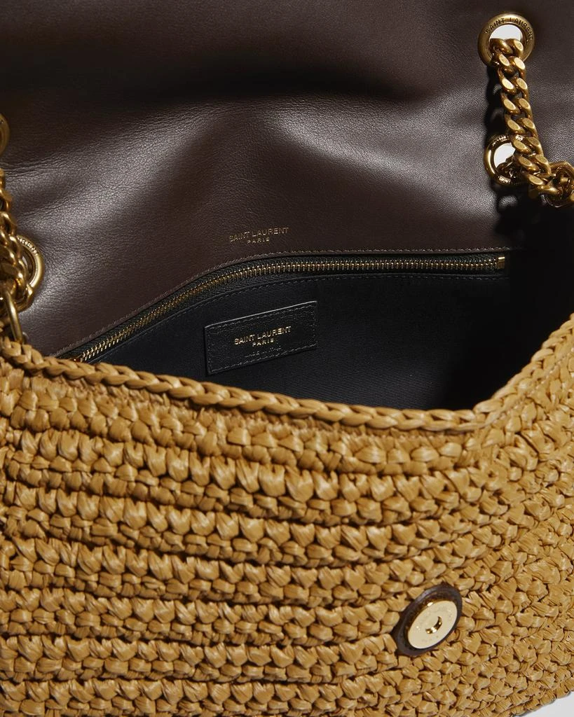 Yves Saint Laurent Niki Medium Flap YSL Shoulder Bag in Raffia 3