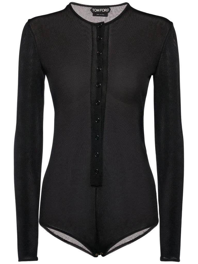 Tom Ford Slinky Viscose Jersey Bodysuit 1