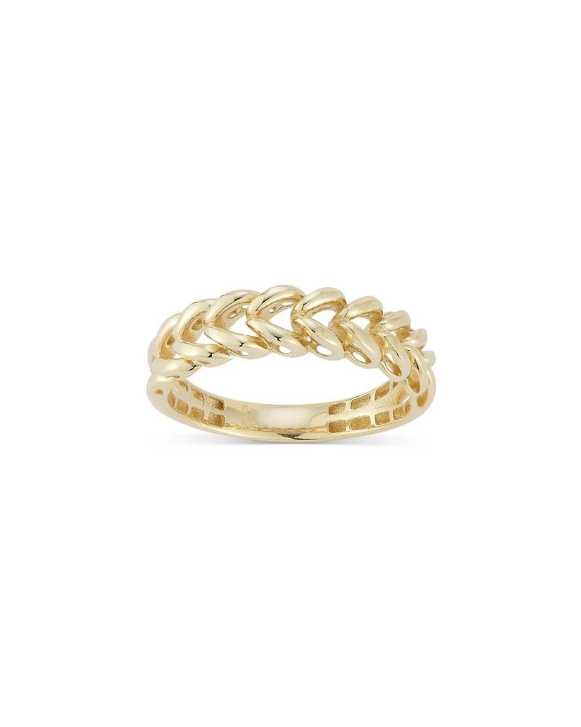 Moon & Meadow 14K Yellow Gold Chevron Ring 2