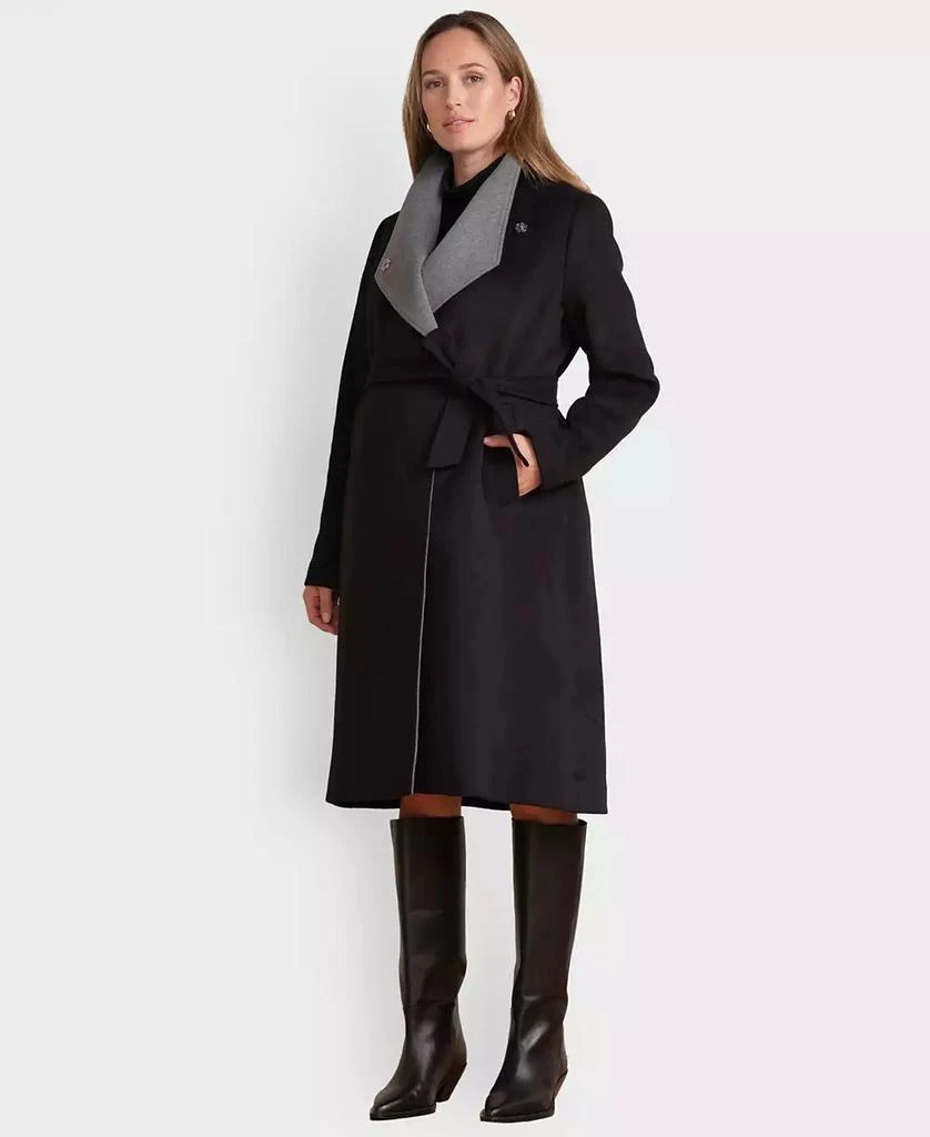 Seraphine Women's Wool Blend Wrap Maternity Coat 1