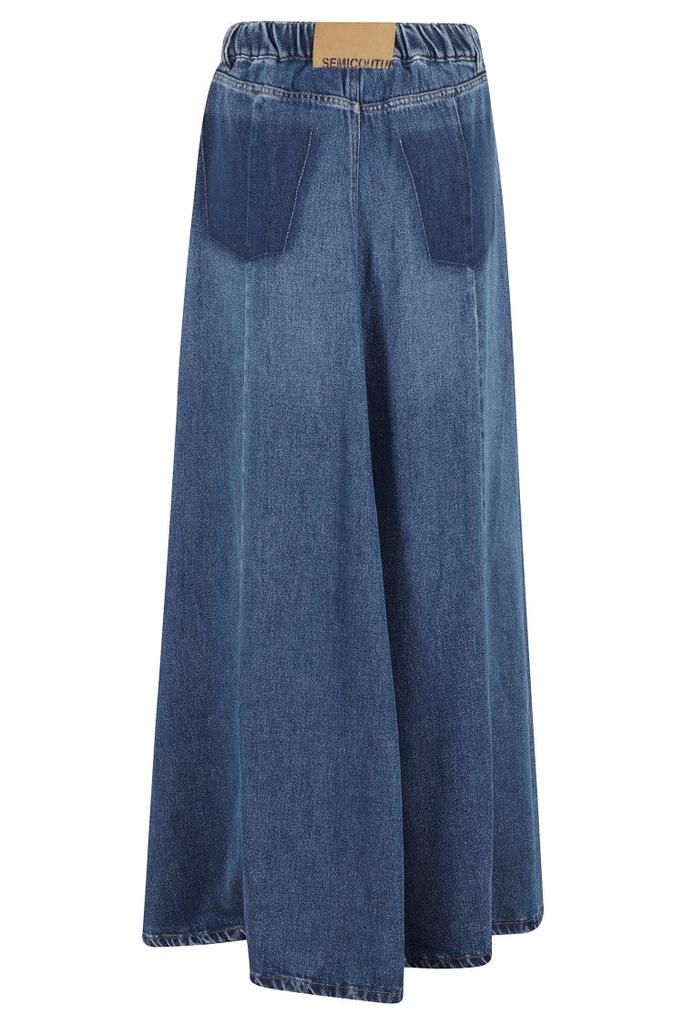 SEMICOUTURE Mirella Flared Denim Skirt