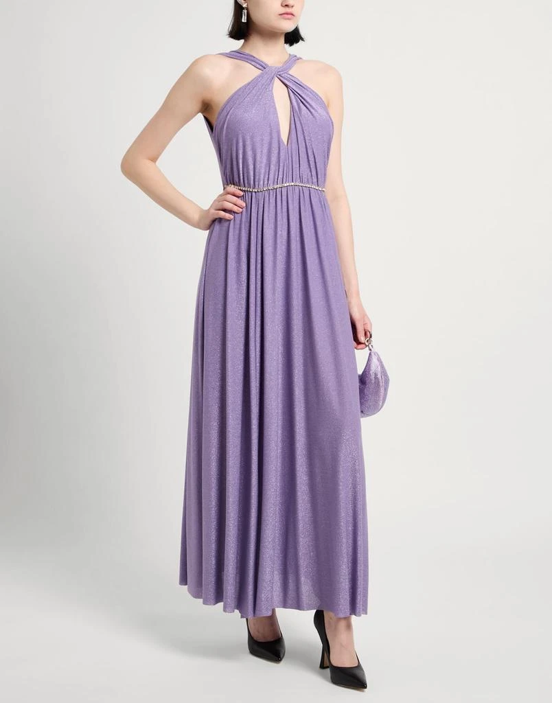 knee length dresses for ladies Liu Jo White Maxi dress with floral print Multicolor Women  MAXIMILIAN.it