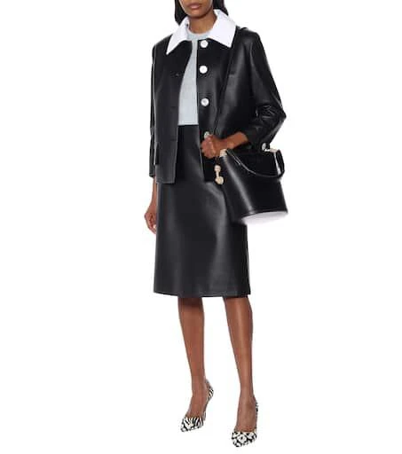 Prada Tambour leather bucket bag 5