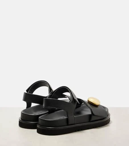 Loewe Pebble leather sandals 2