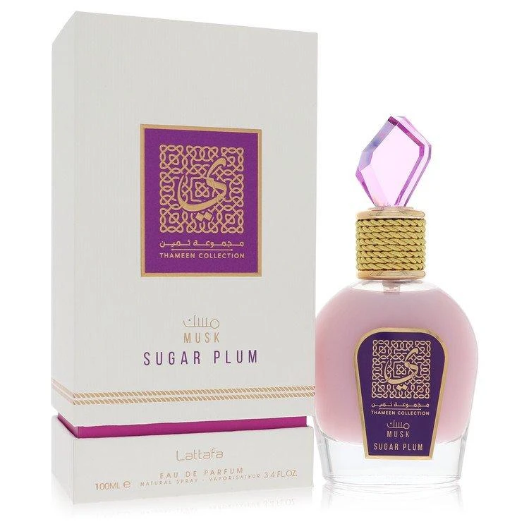 Lattafa Musk Sugar Plum by  Eau De Parfum Spray (Unisex) 3.4 oz for Women 1