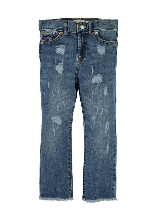 Levi's S Girls 4 6X High Rise Ankle Straight Jeans 1