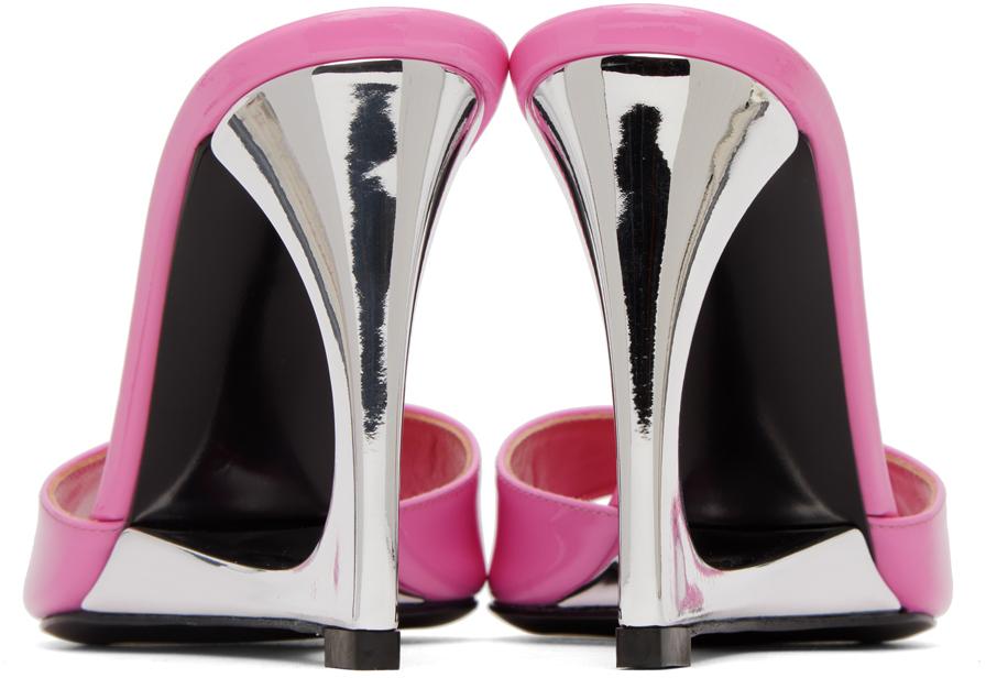 Les Petits Joueurs Pink Lola Heeled Sandals