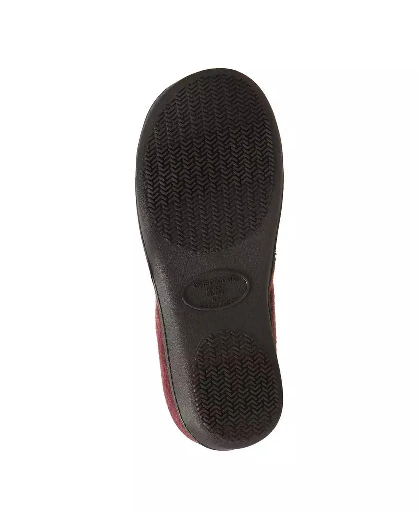 Isotoner Signature Women's Microsuede Knit Marisol Hoodback Slippers 5