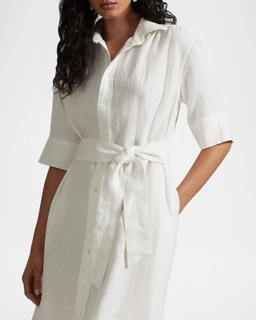 Ralph Lauren Belted Linen Shirtdress 4
