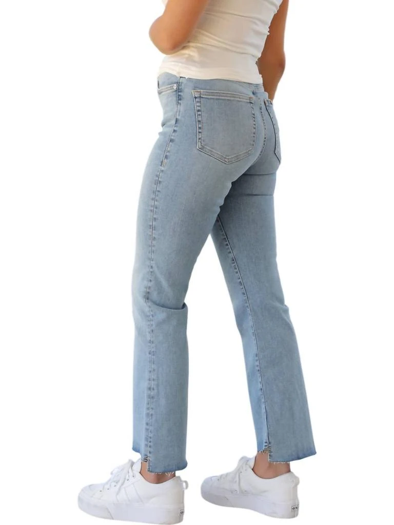 FRAME Le Crop Mini Boot Step Fray Jeans In Colorado 2