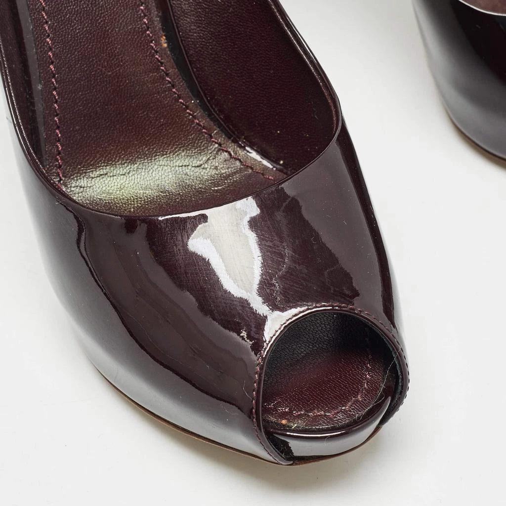 Louis Vuitton Louis Vuitton Burgundy Patent Oh Really! Pumps Size 36 7