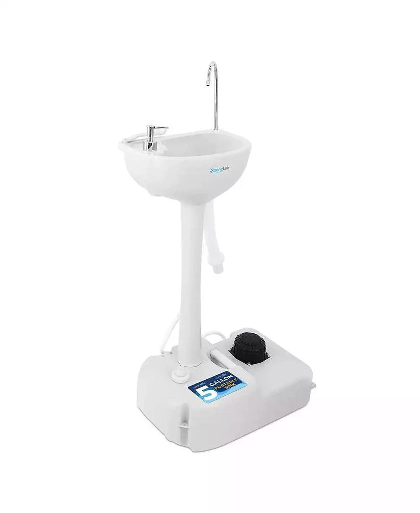 SereneLife Portable Hand-Wash Sink Station with Foot Pump
Soap Dispenser