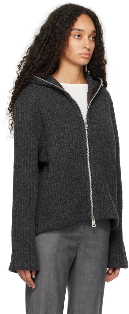 Our Legacy Gray Full Zip Hoodie 2