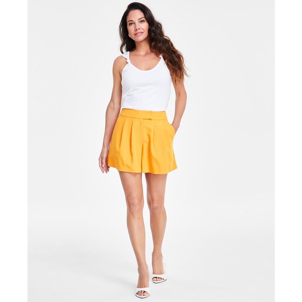 I.N.C. International Concepts Women's High-Rise Trouser Shorts, Created for Macy's