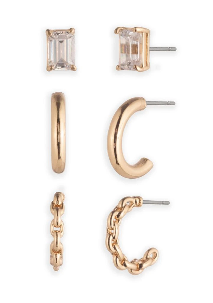 Ralph Lauren Crystal Trio Earring Set