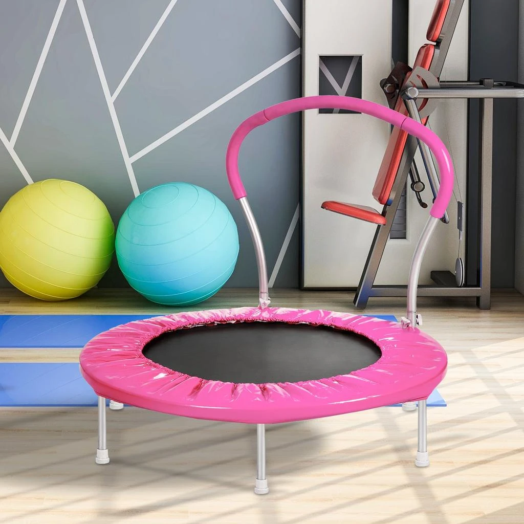 Streamdale Furniture Streamdale 36" TRAMPOLINE WITH HANDLE(PI)-METAL 1