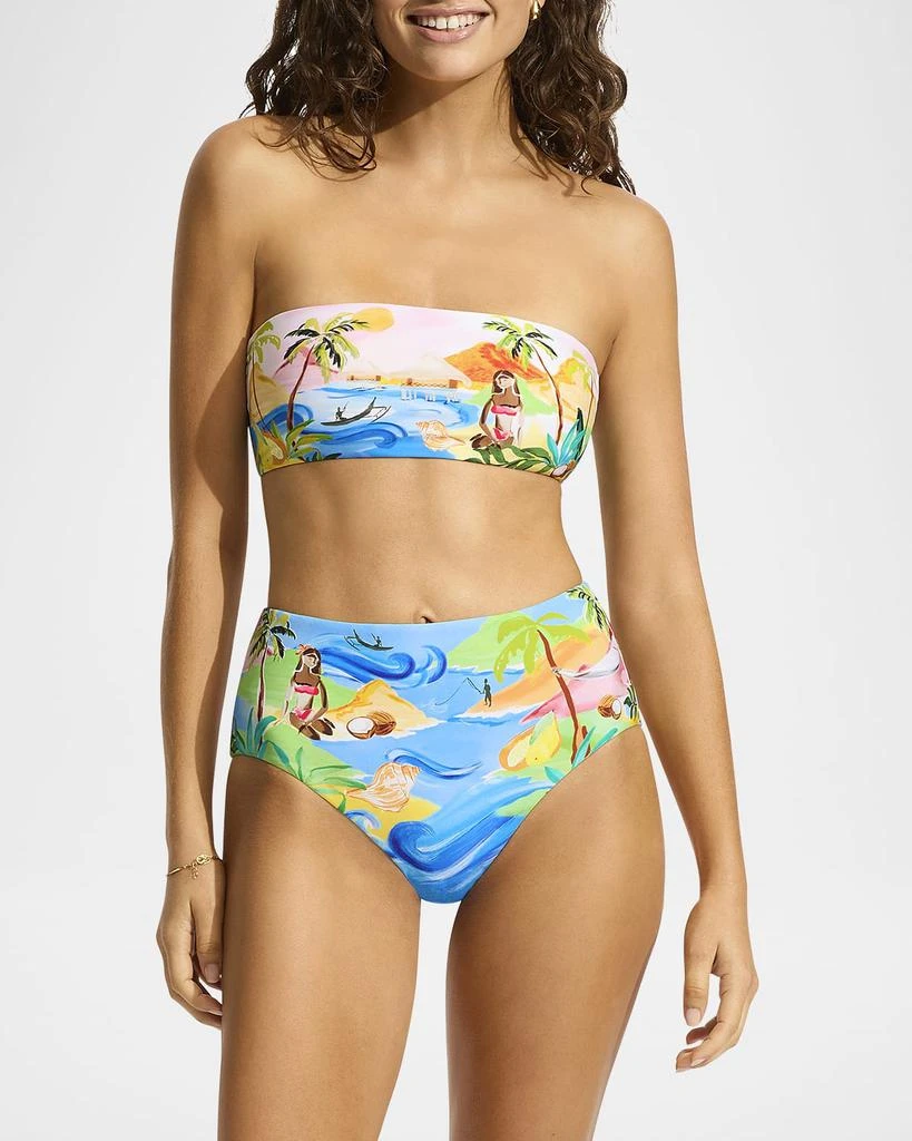 Seafolly South Pacific Bandeau Bikini Top 1