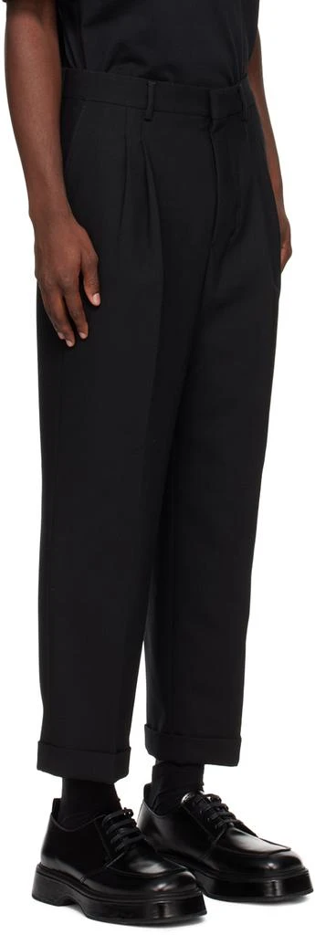 AMI Black Carrot Fit Trousers 2