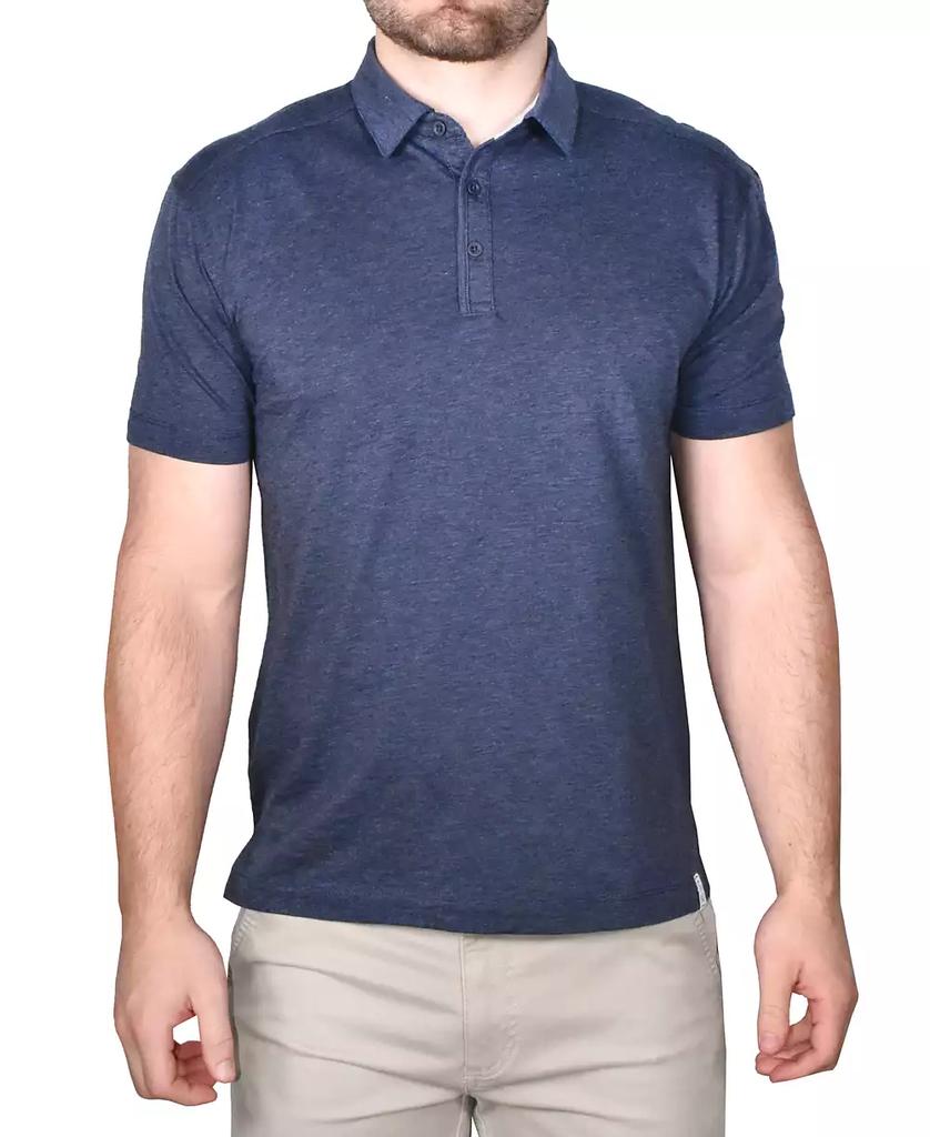 Vintage 1946 Men's Heather Slub Knit Jersey Polo