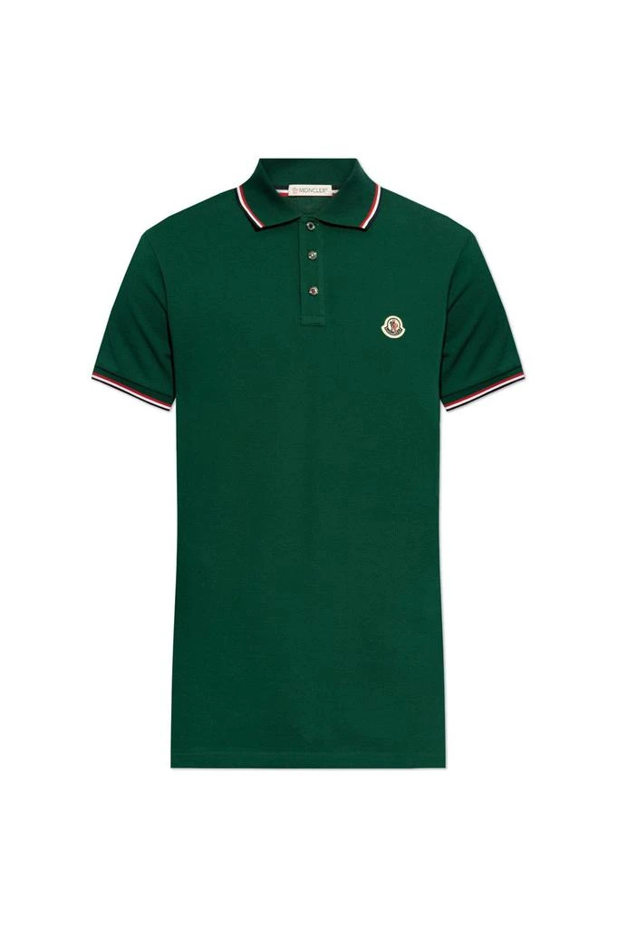 Moncler Moncler Logo Patch Short-Sleeved Polo Shirt 1