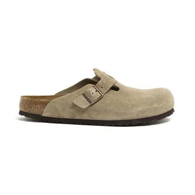 Birkenstock Boston suede leather clogs 1