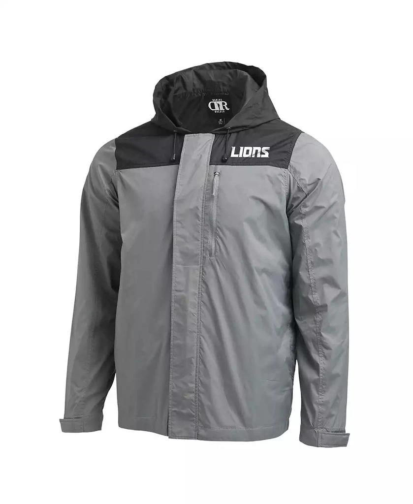Fanatics Men's NFL x Darius Rucker Collection by Gray Detroit Lions Domestic Full-Zip Windbreaker Jacket 2