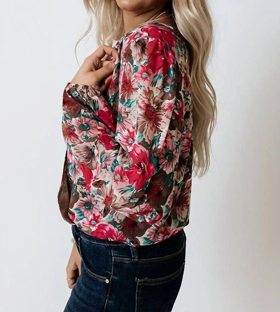 Kori Kori - Floral Cross Over Bodysuit 4