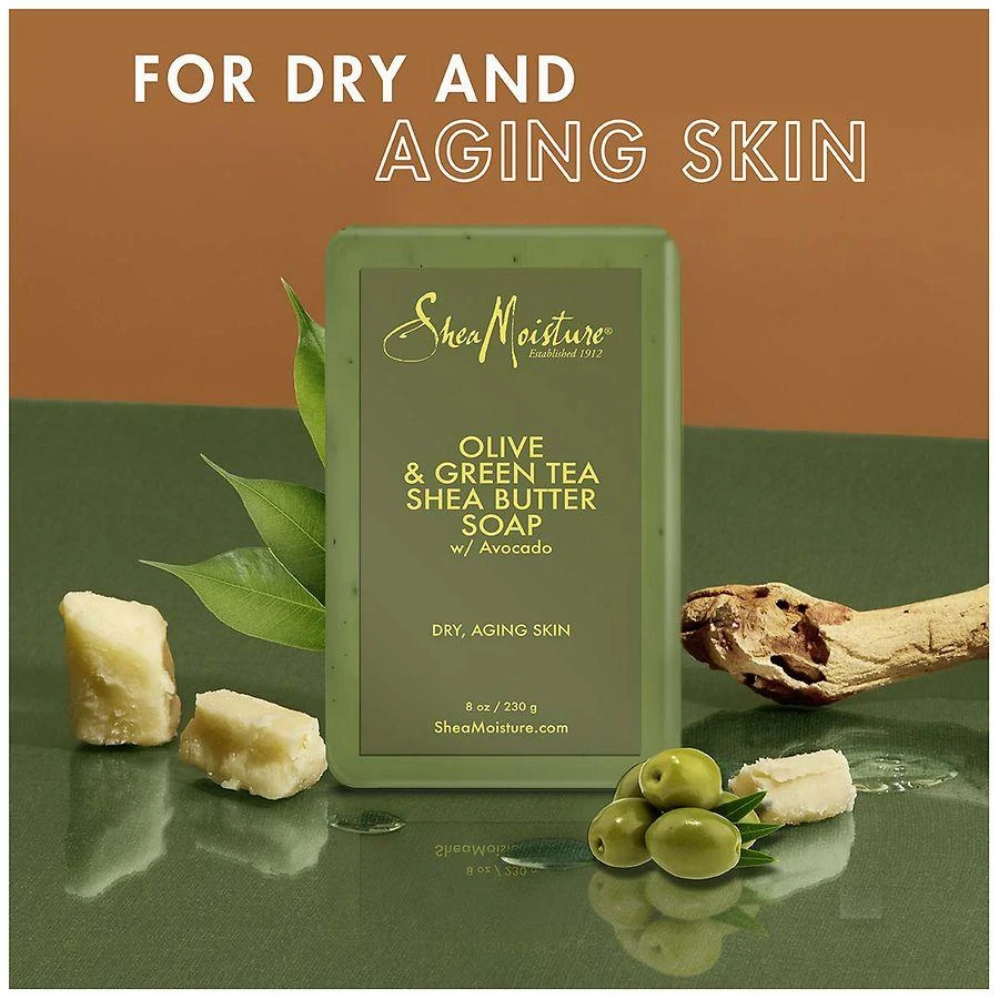 SheaMoisture Bar Soap Olive and Green Tea Extract 5