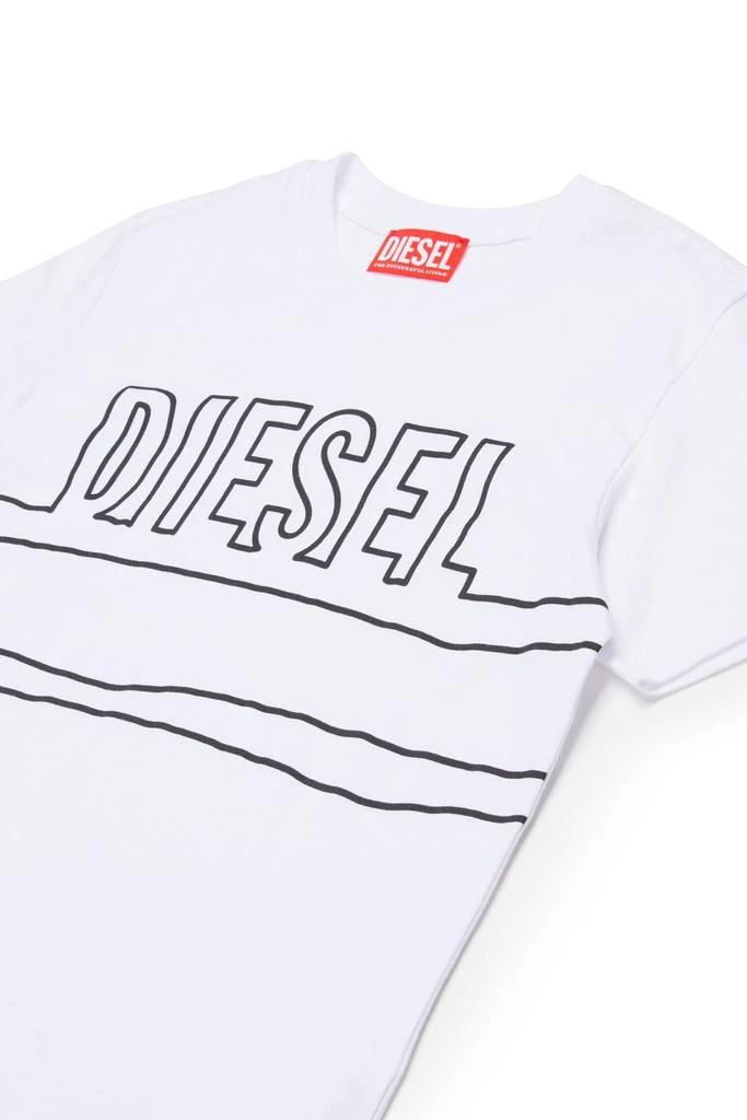 Diesel Diesel Kids Logo Printed Crewneck T-Shirt 3