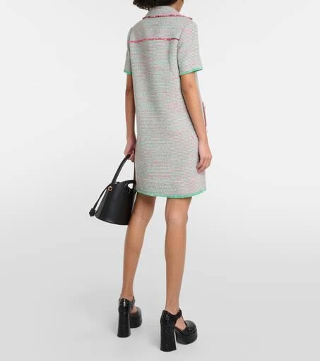 ETRO Wool and cotton-blend tweed minidress 3