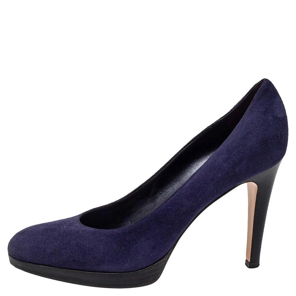 Gianvito Rossi Gianvito Rossi Blue Suede Pumps Size 40 2