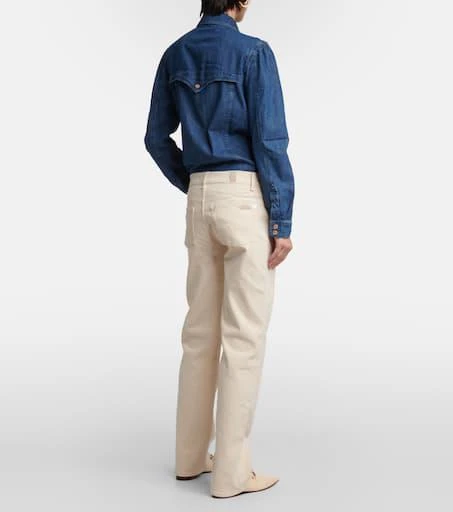 7 For All Mankind Ellie mid-rise straight jeans 3
